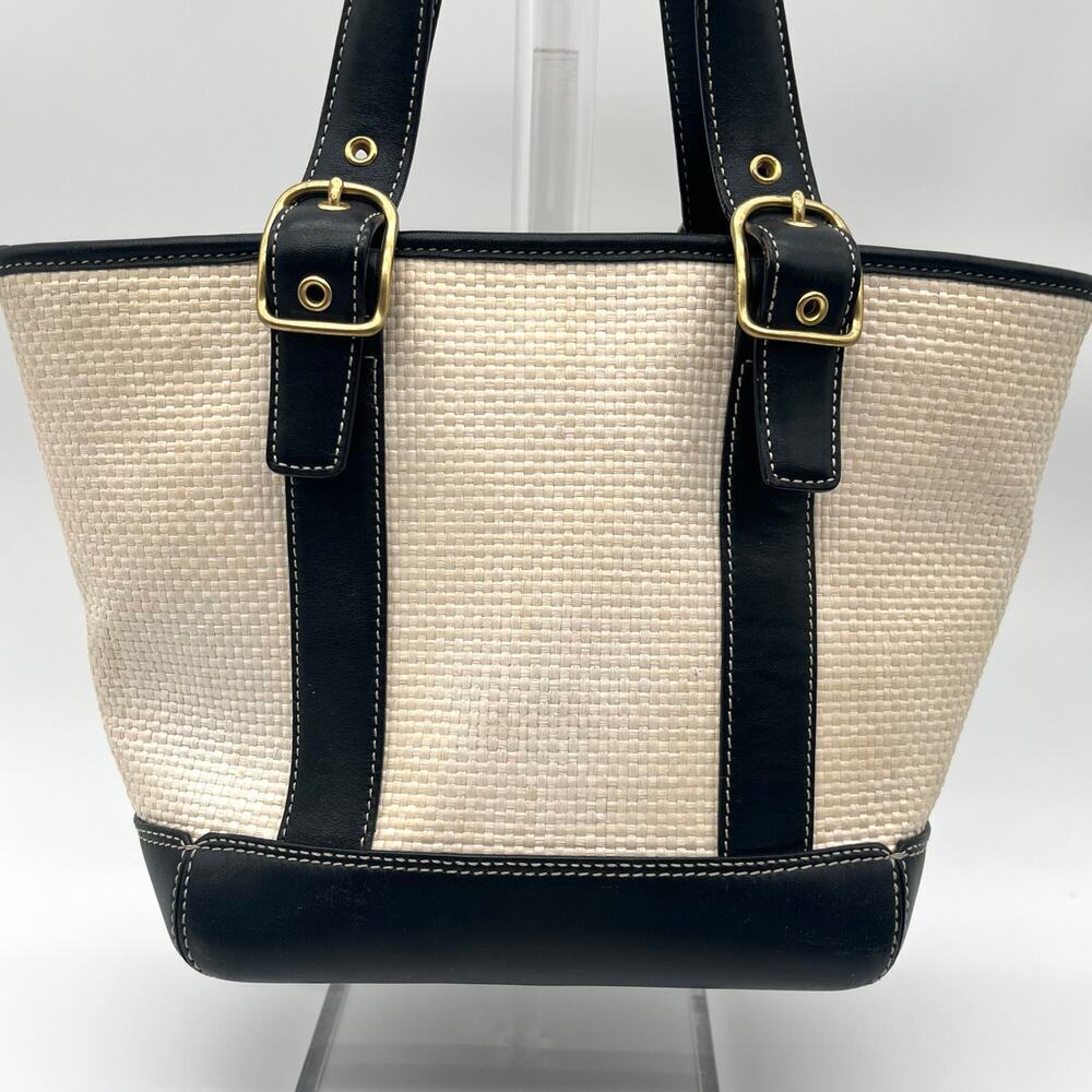 COACH Vintage Y2K Madison Basket Weave and Leather Mi… - Gem